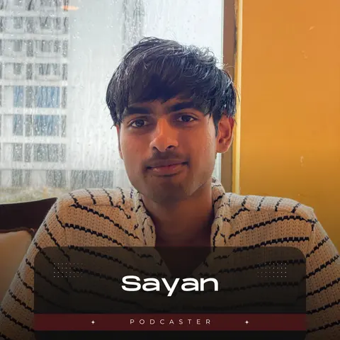 Portrait of Sayan, PodHub host