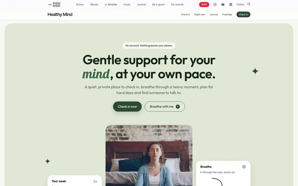 A screen of Healthy Mind