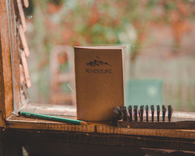 journal open window view