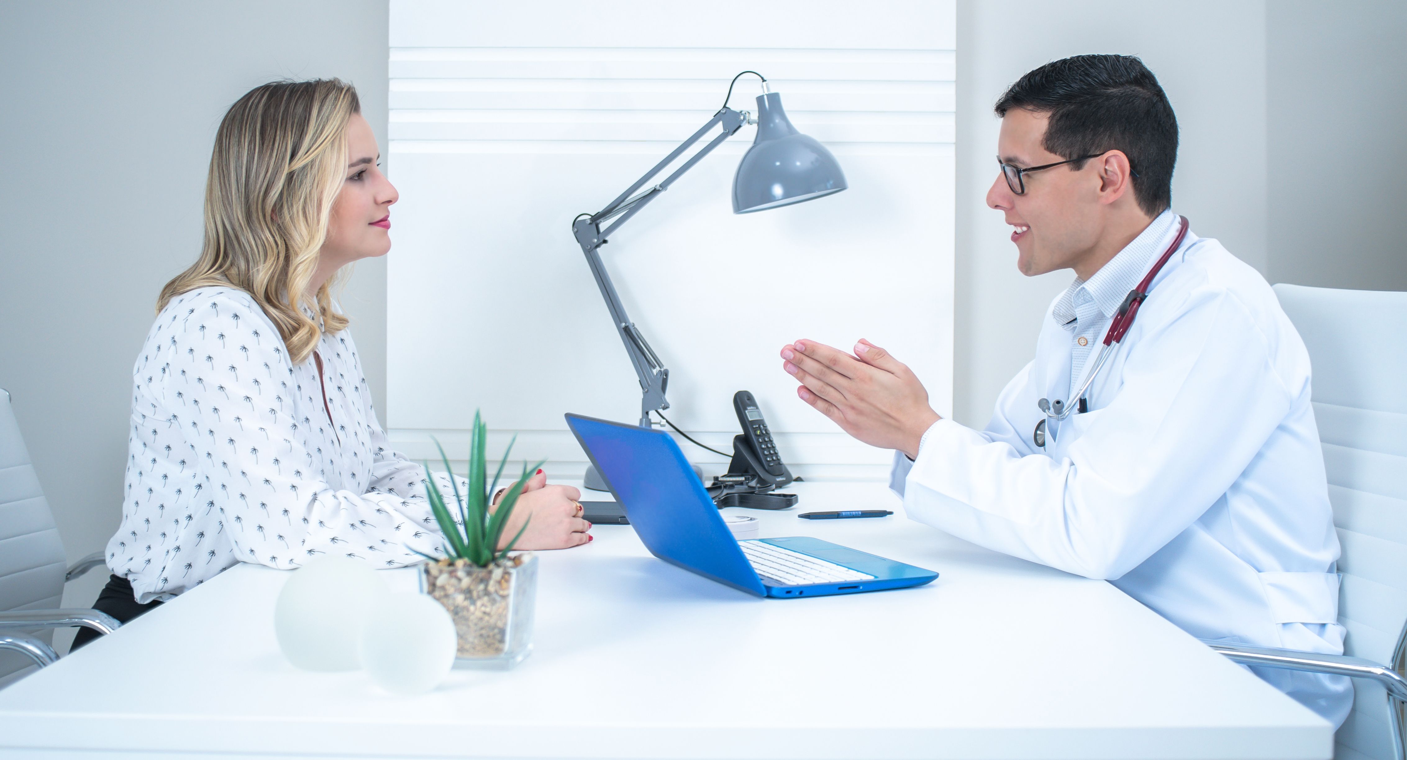 woman doctor consultation conversation