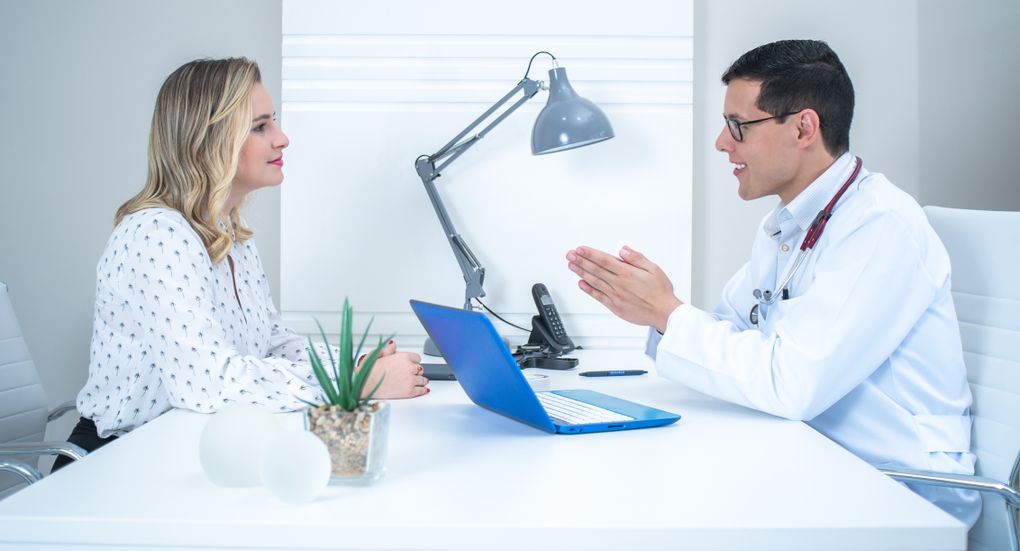 woman doctor consultation conversation