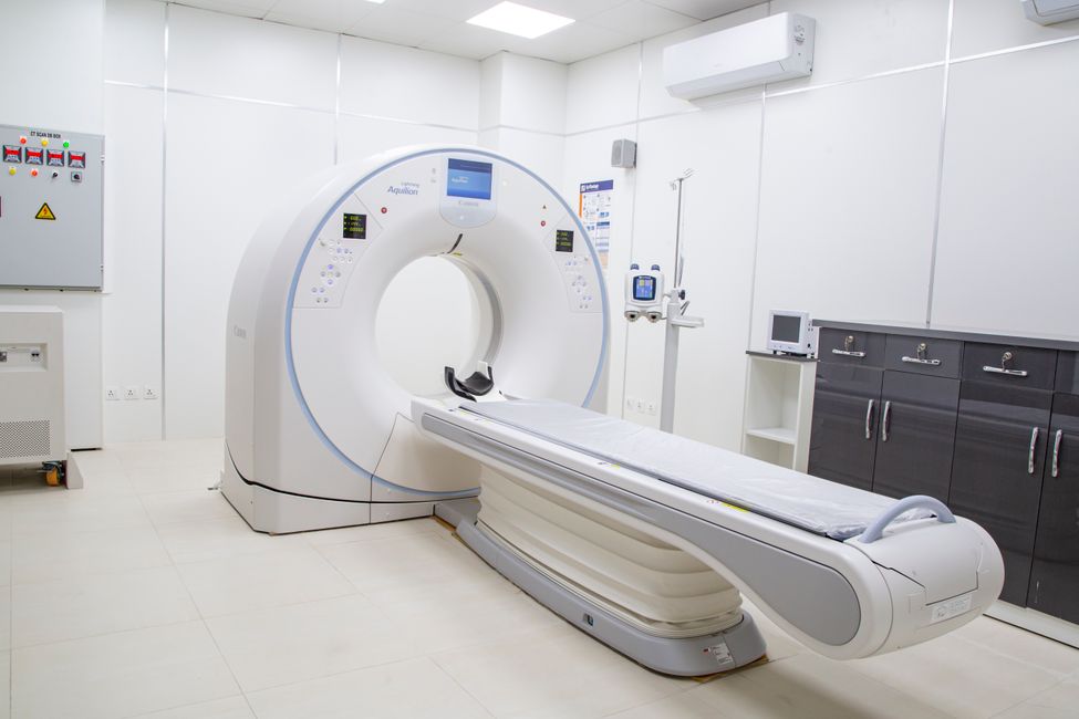 MRI scan technology equipment