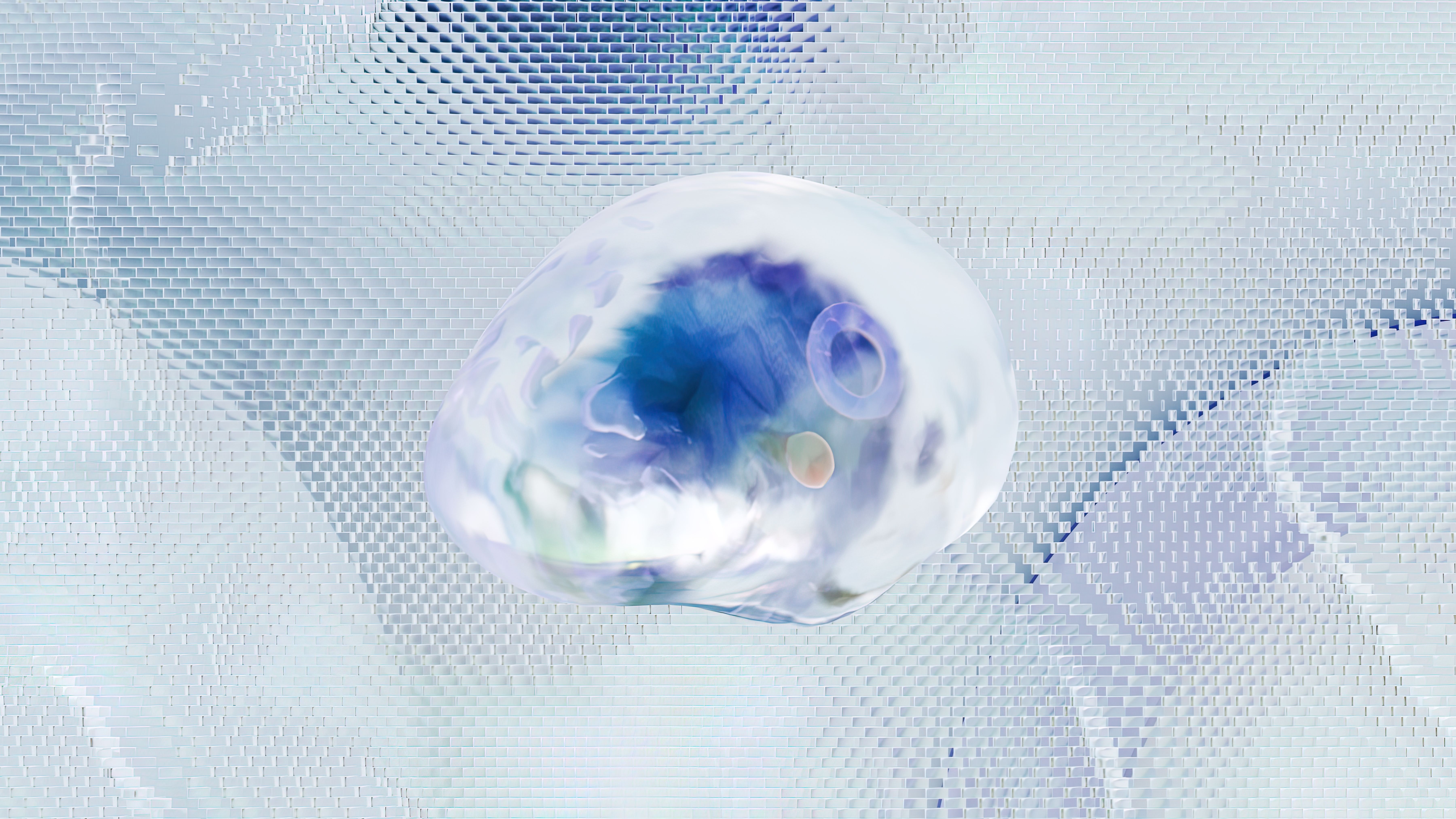neuron network glowing softly