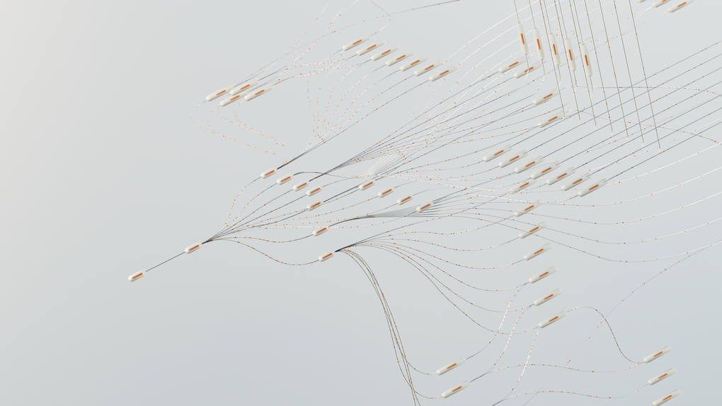 brain neural pathways illustration