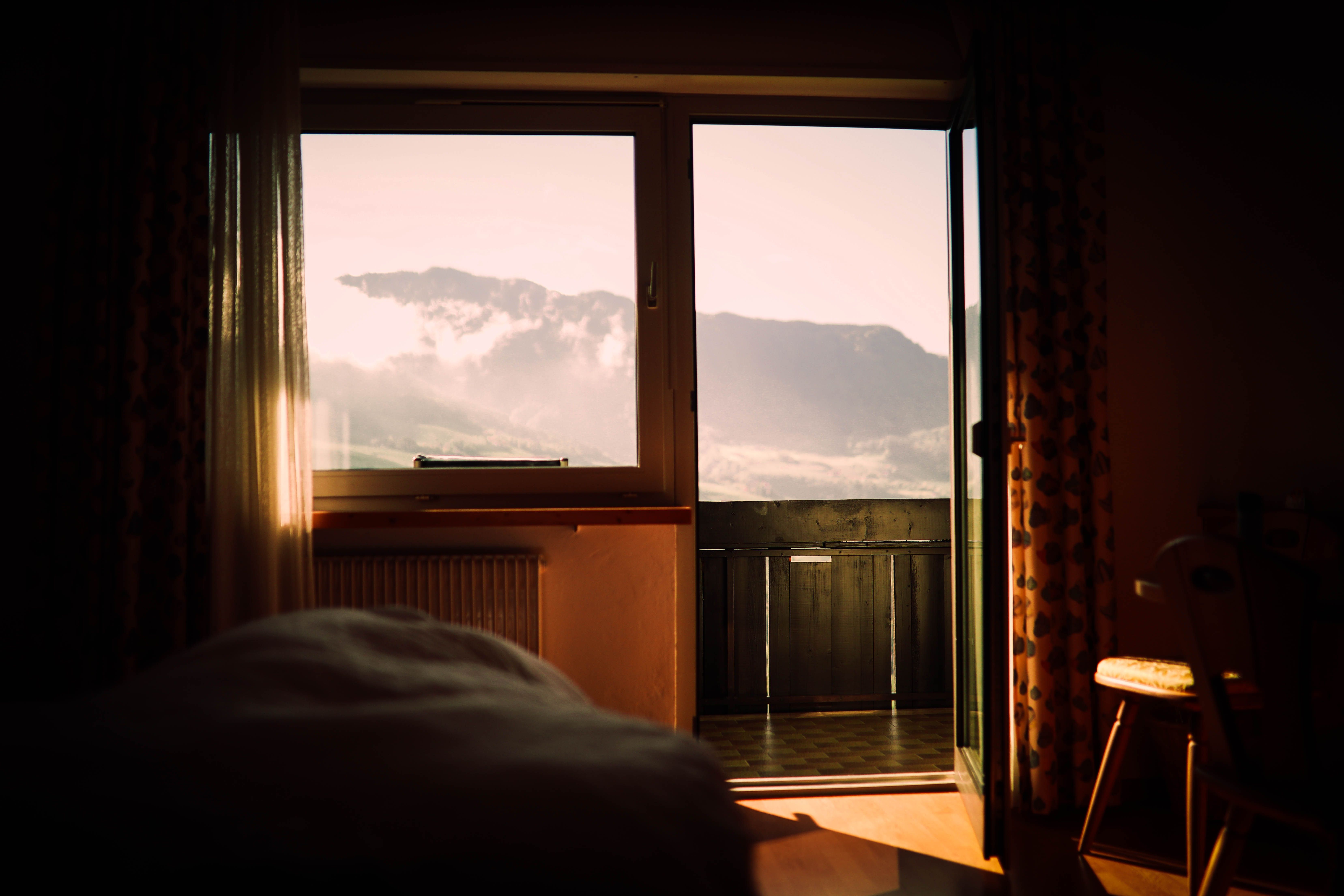 restful bedroom environment dawn