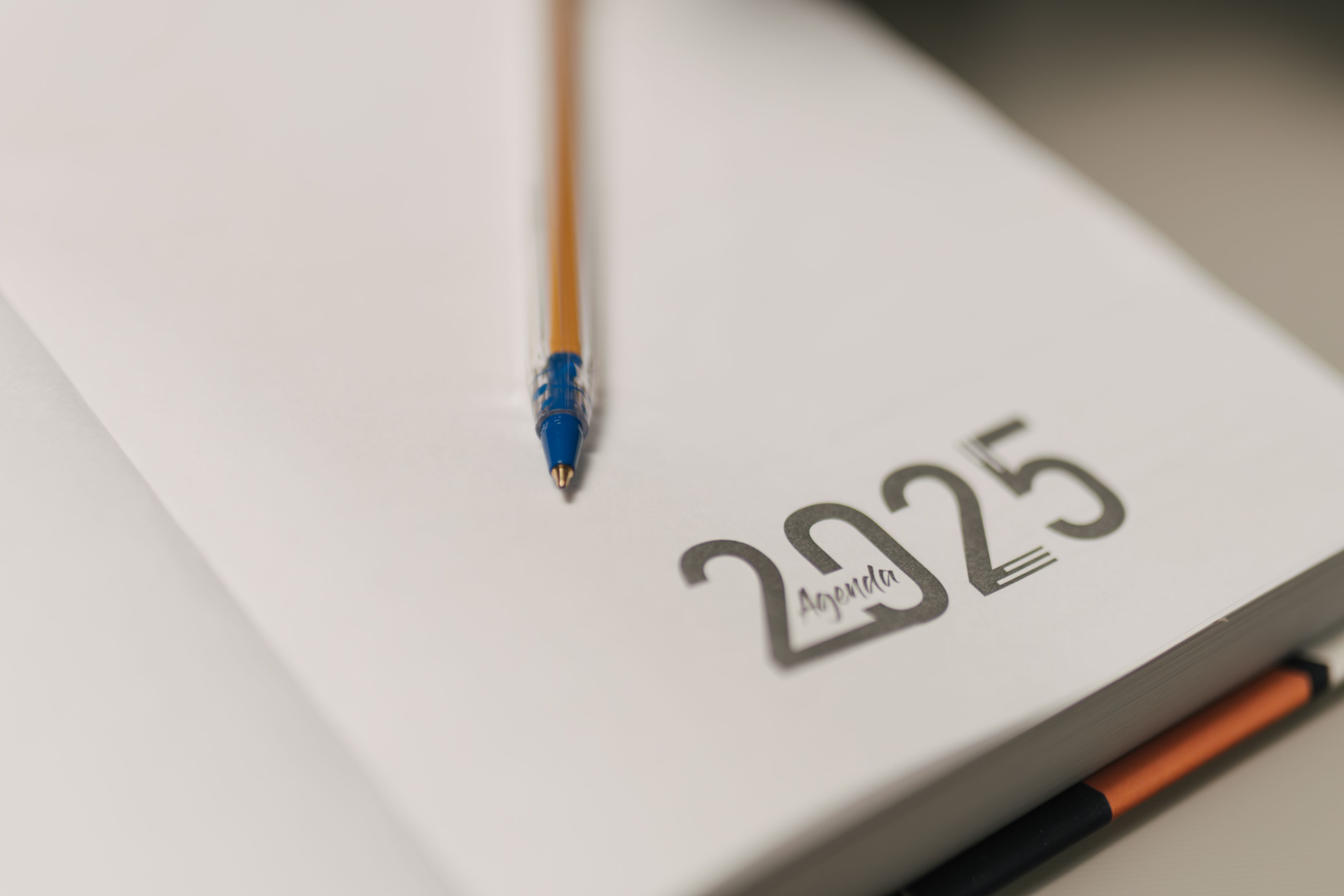 notebook and pen closeup