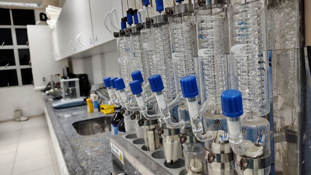 laboratory research equipment setup