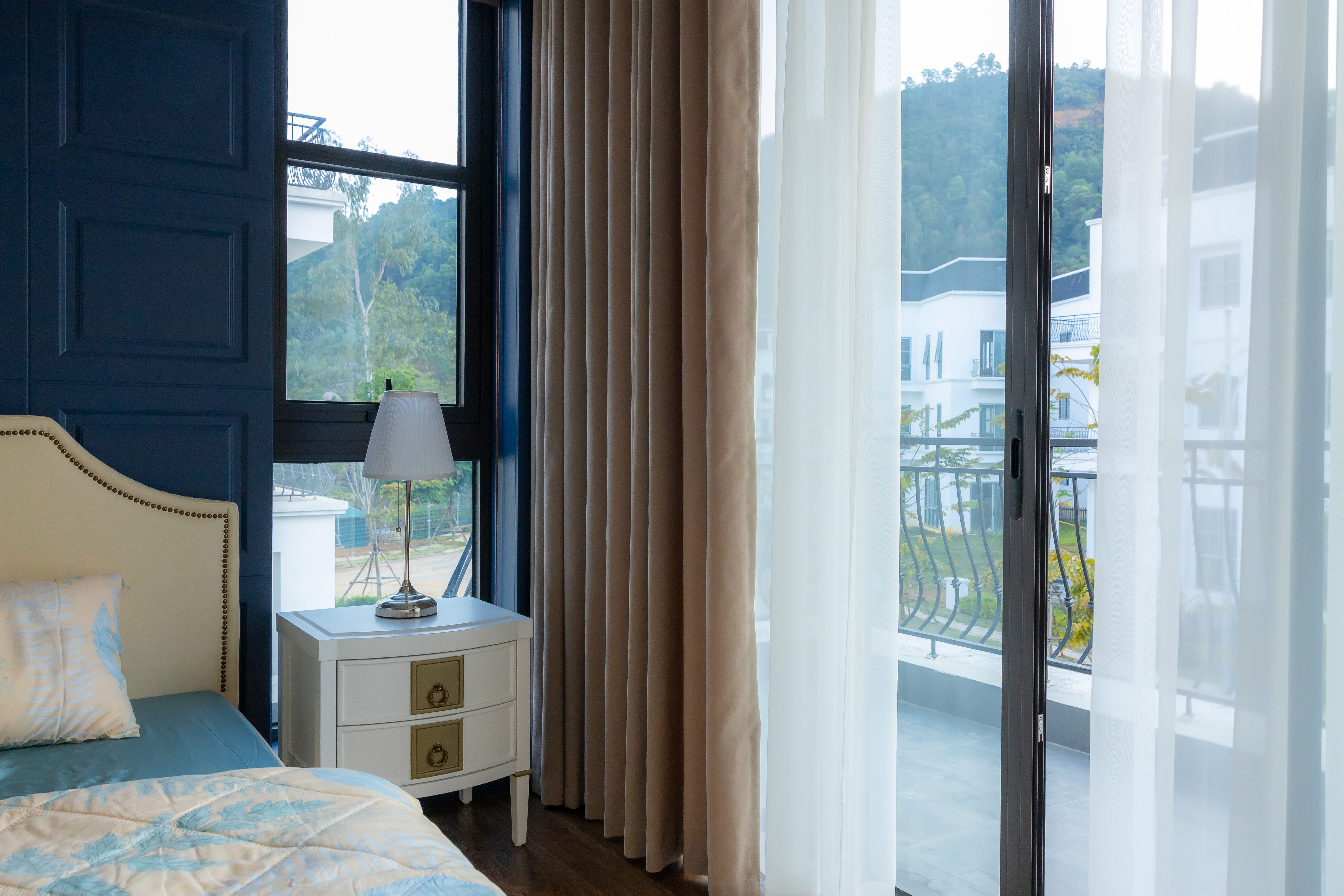 bedroom window with daylight