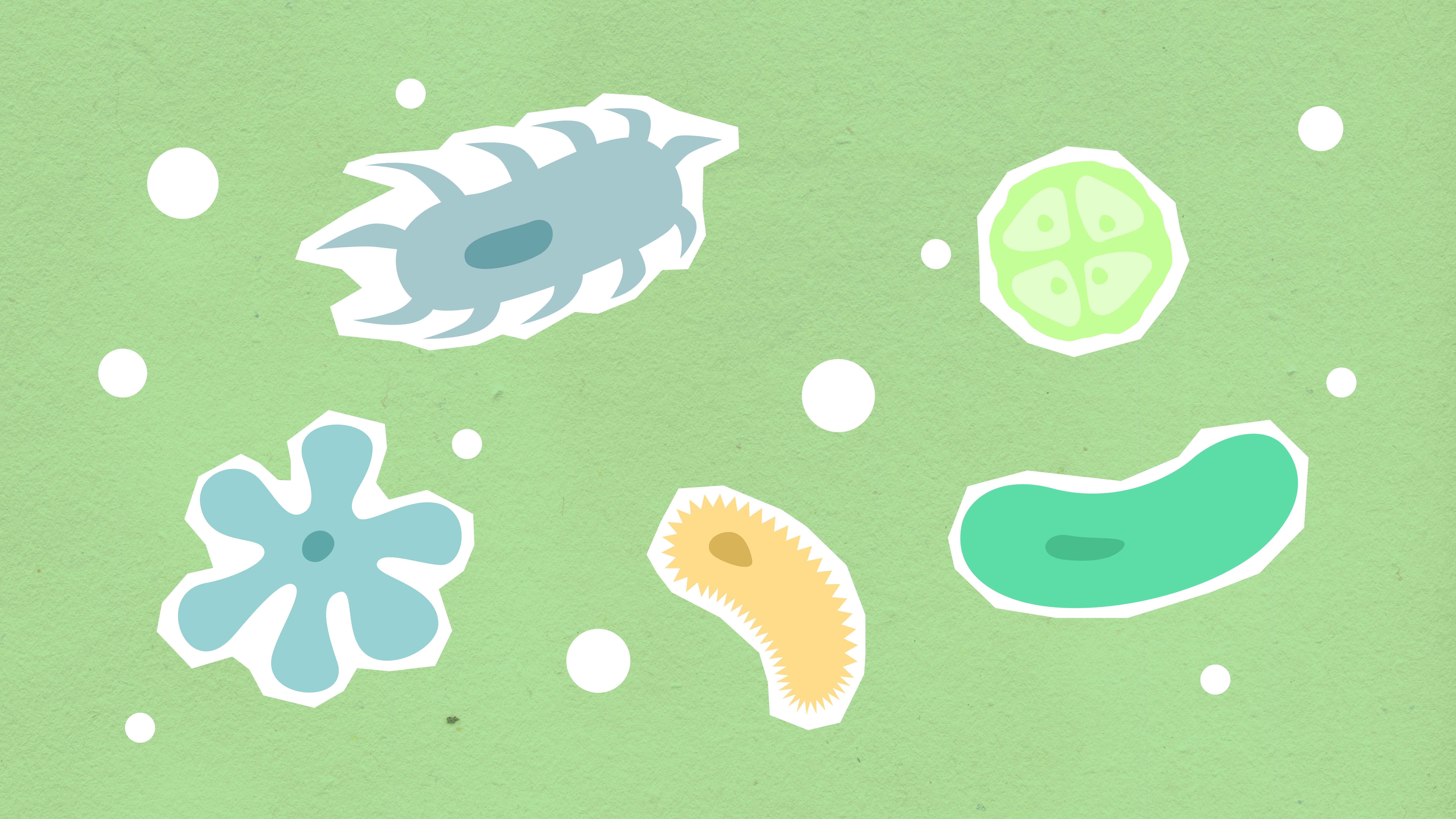 abstract cellular biology illustration