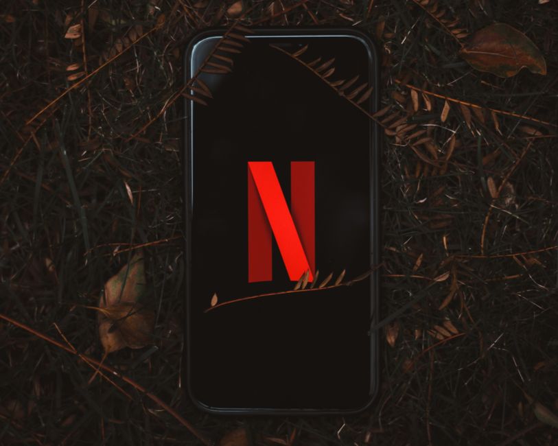 Netflix logo on screen