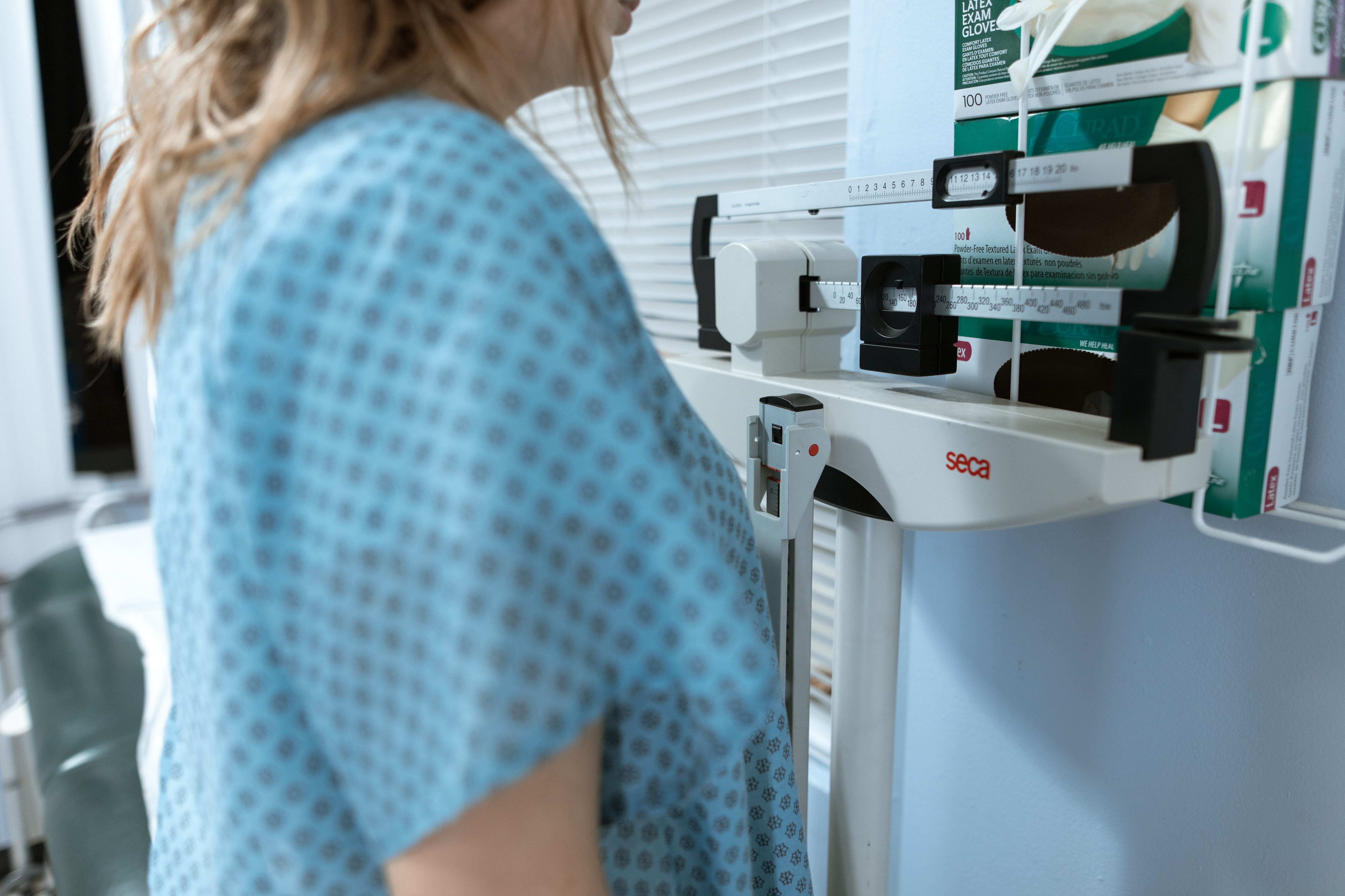 person in clinical setting