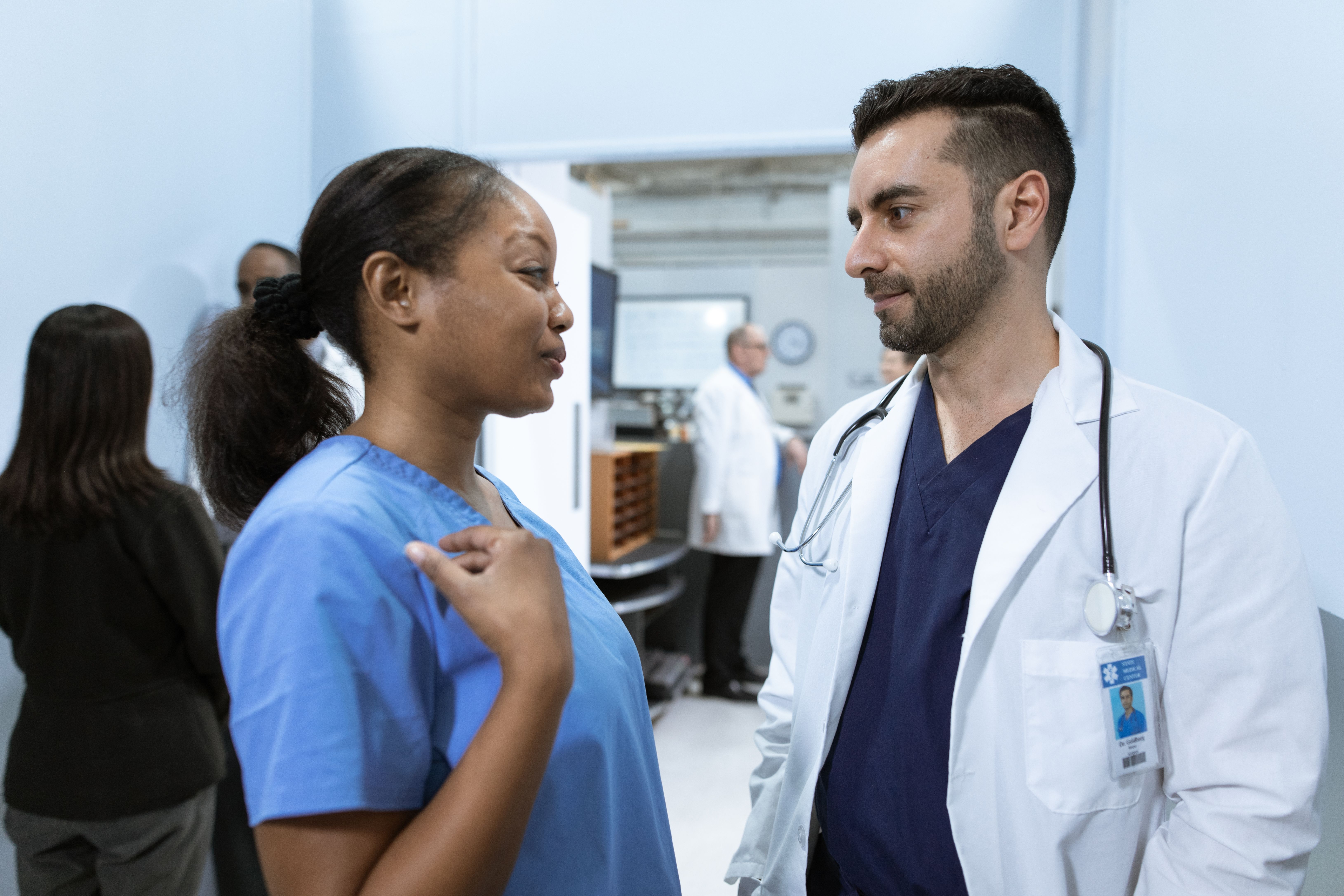 peaceful healthcare conversation