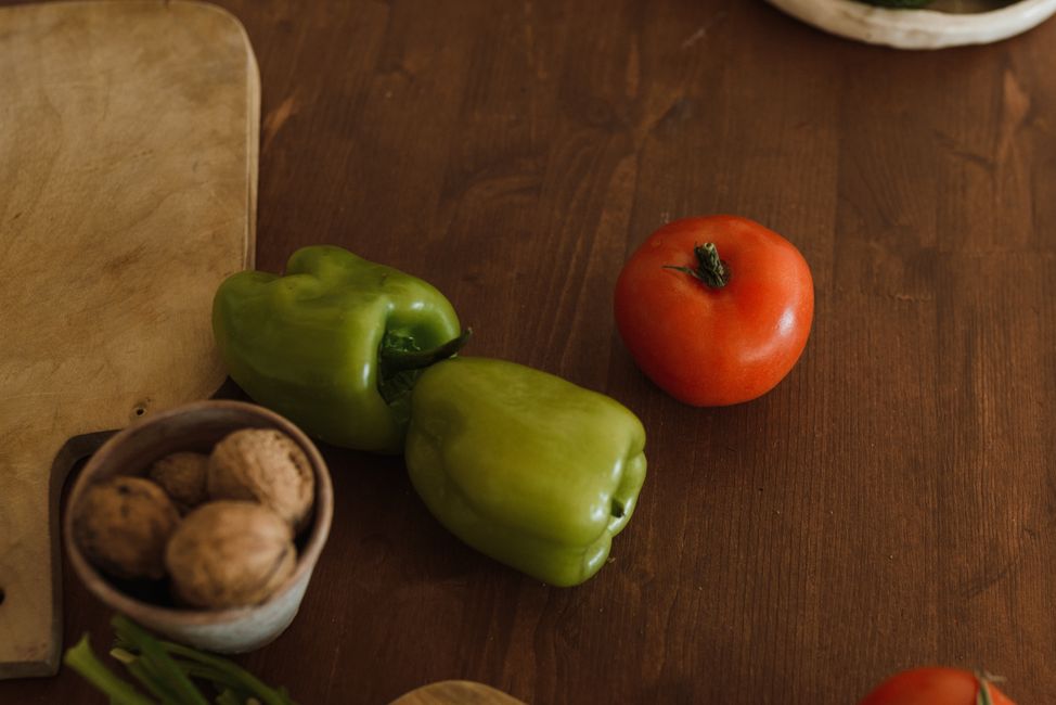 healthy food on table