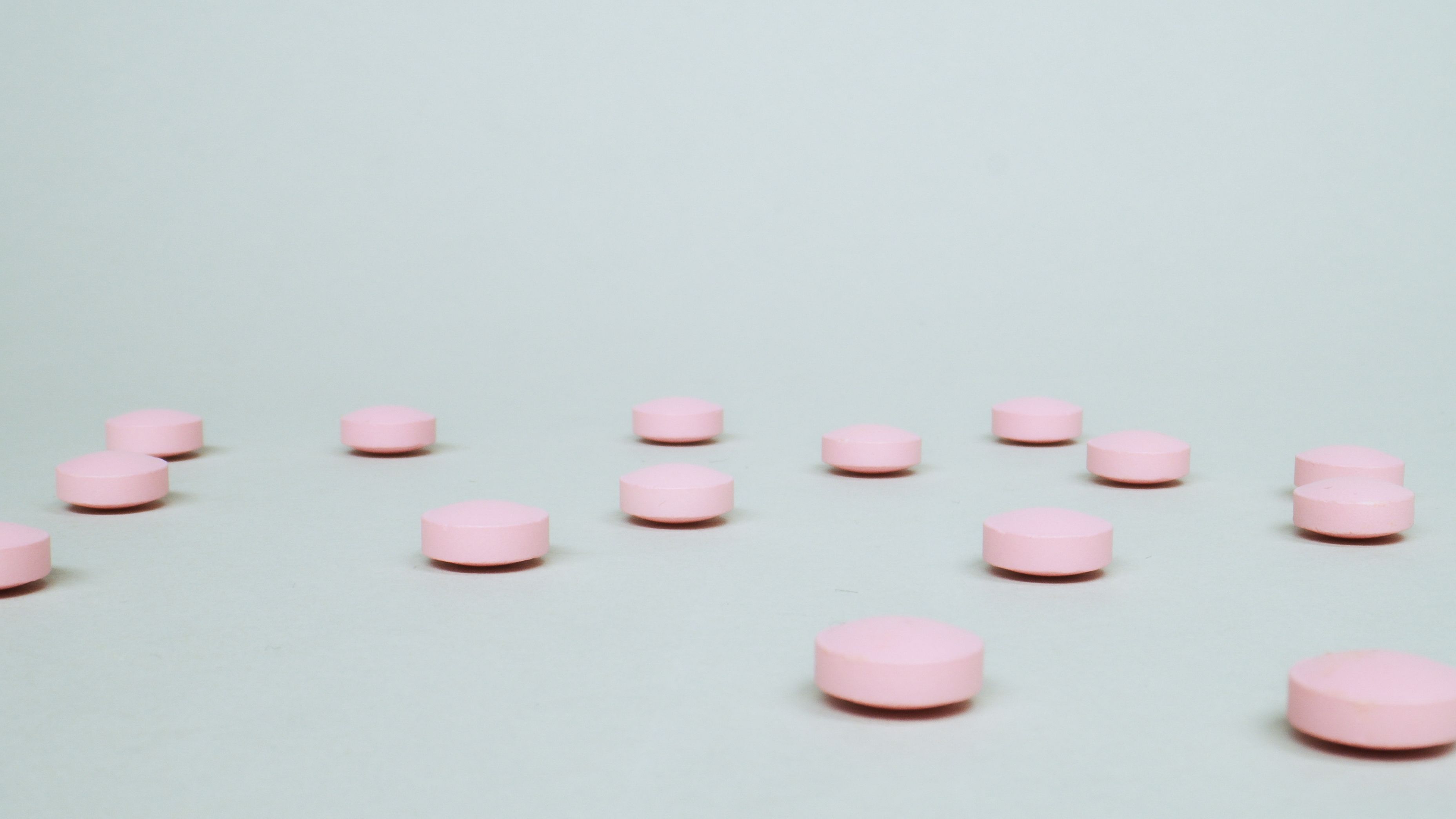 pills on clean surface