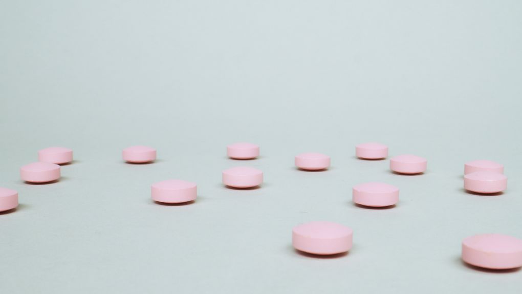 pills on clean surface