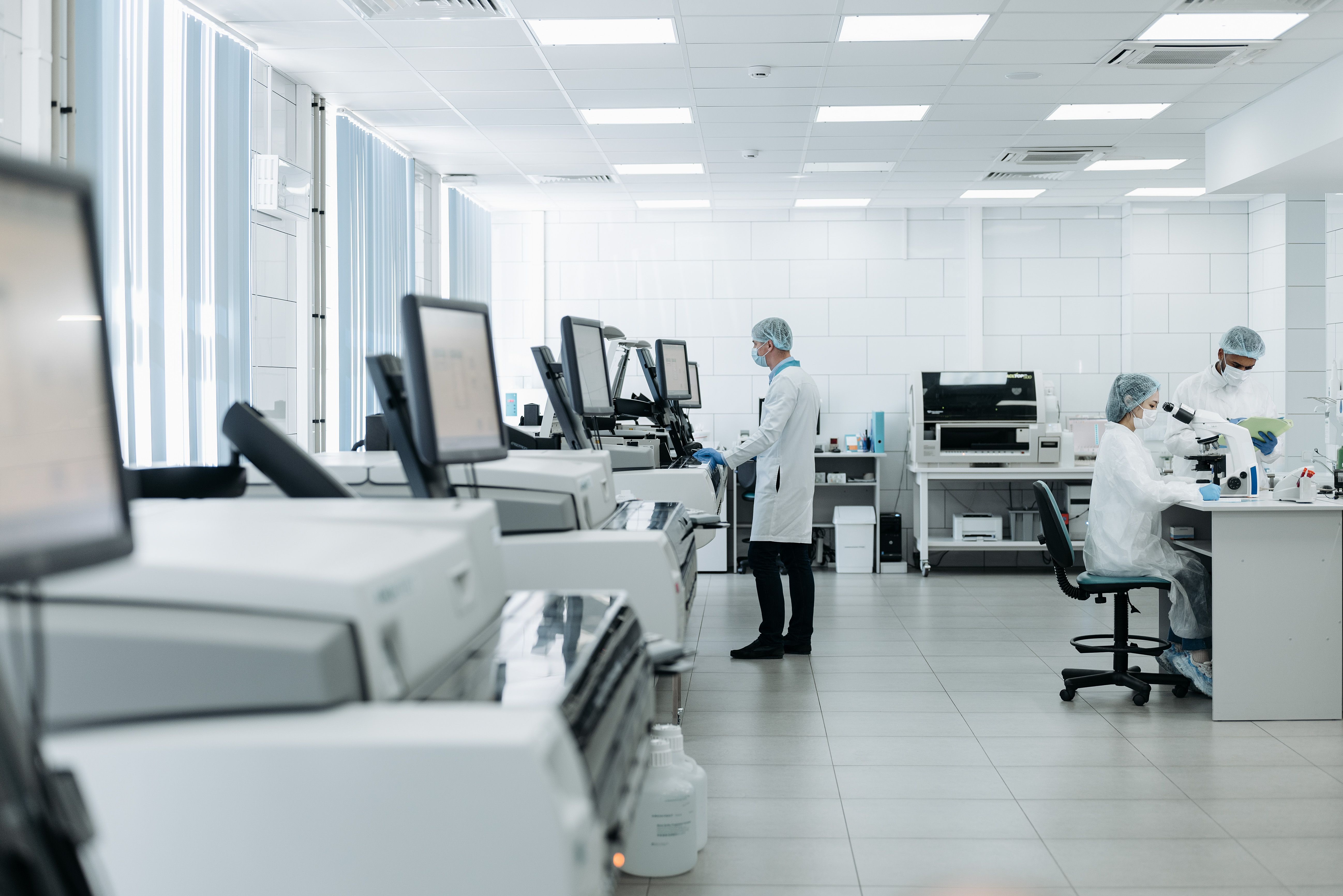 medical research laboratory setting