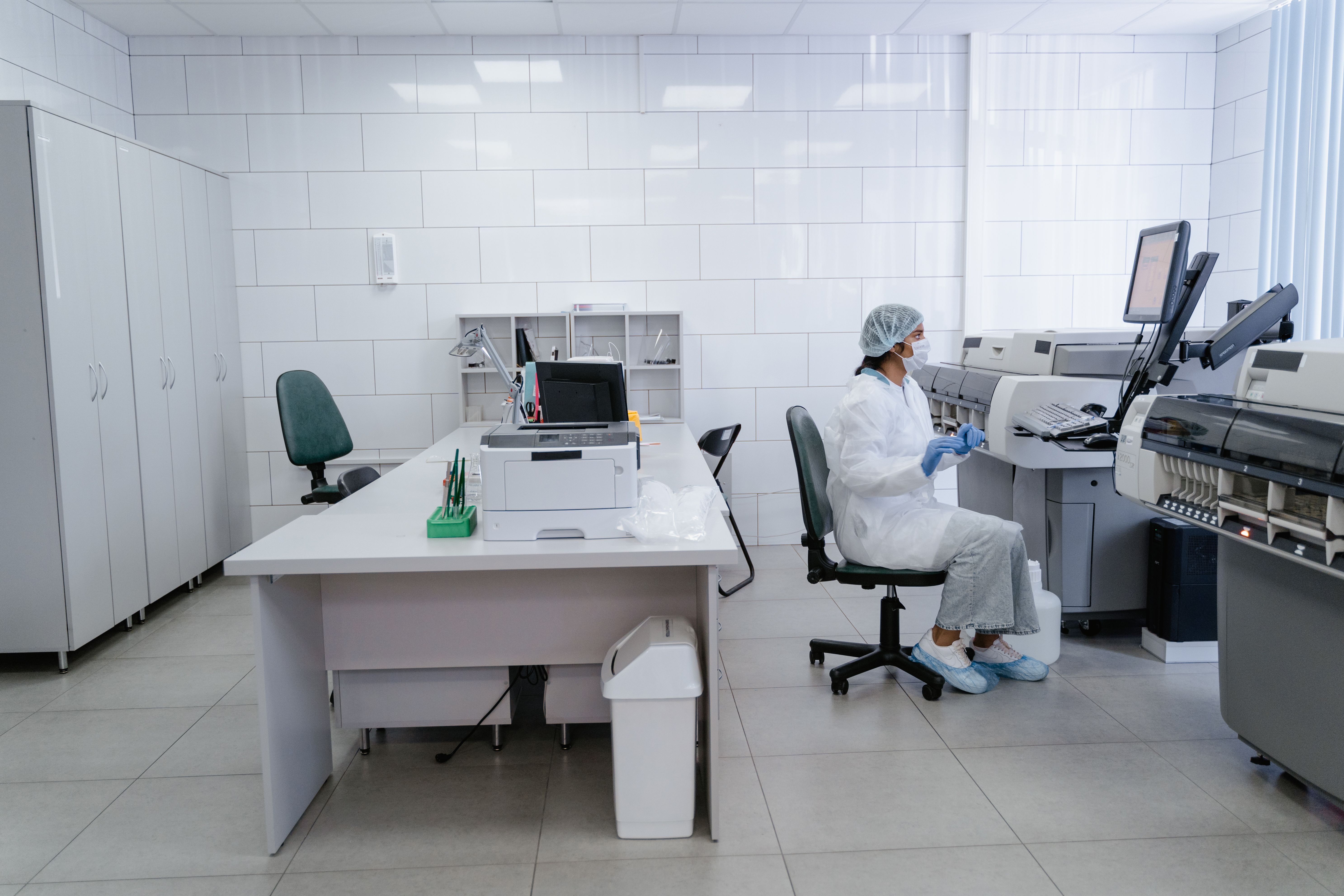 medical research laboratory setting